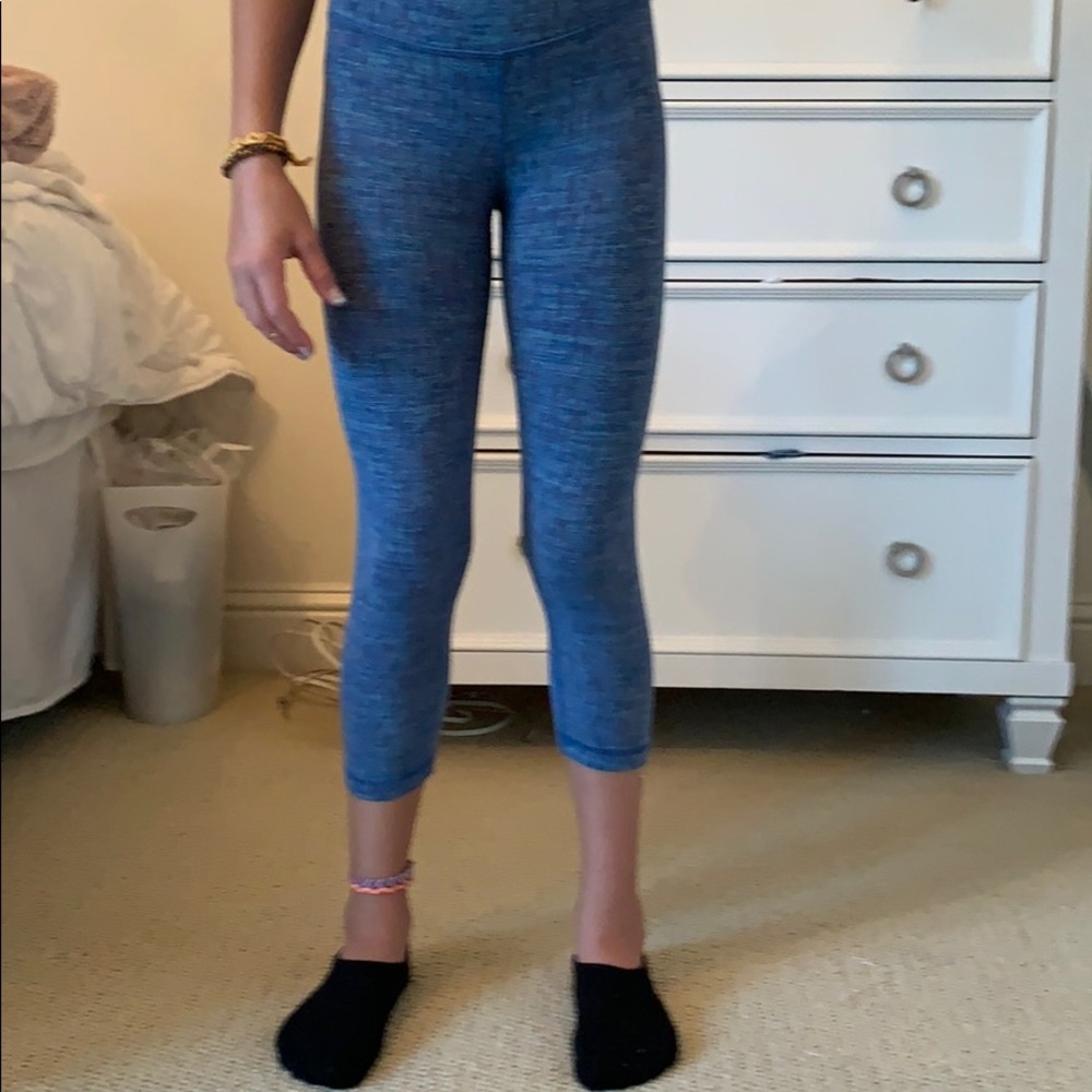 ivivvia patterned leggings with stretchy material